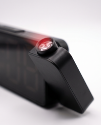 Réveil Projecteur LED 180° – Affichage Digital & Mode Nuit