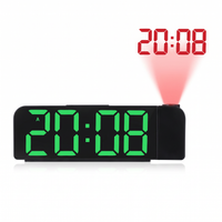 Réveil Projecteur LED 180° – Affichage Digital & Mode Nuit