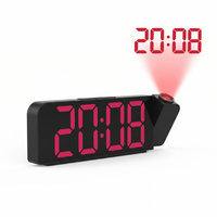 Réveil Projecteur LED 180° – Affichage Digital & Mode Nuit