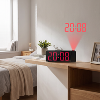 Réveil Projecteur LED 180° – Affichage Digital & Mode Nuit